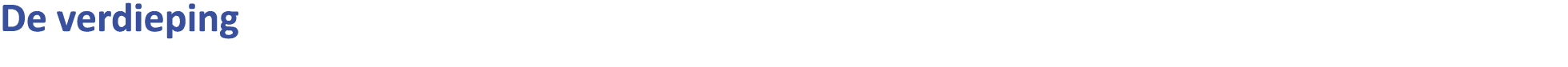 ﻿De verdieping