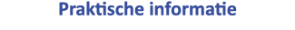 Praktische informatie