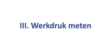  III. Werkdruk meten 