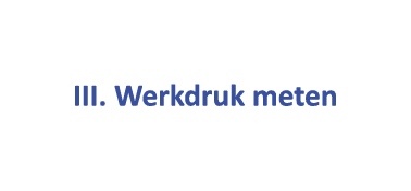  III. Werkdruk meten 