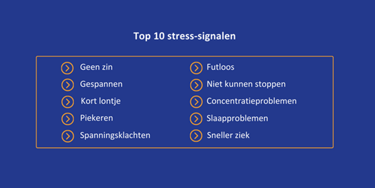 top 10 stress-signalen