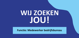 Vacature Banner Volandis Medewerker Bedrijfsbureau
