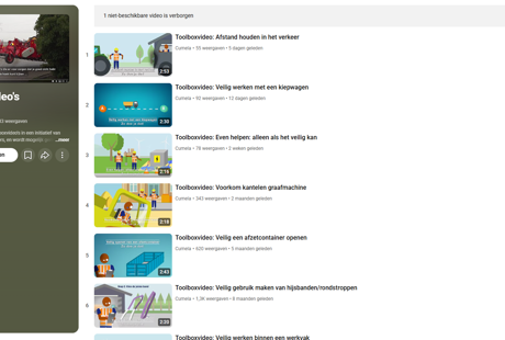 45 korte toolboxvideo's over uiteenlopende onderwerpen