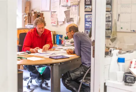 Evaluatiegesprek met leidinggevende